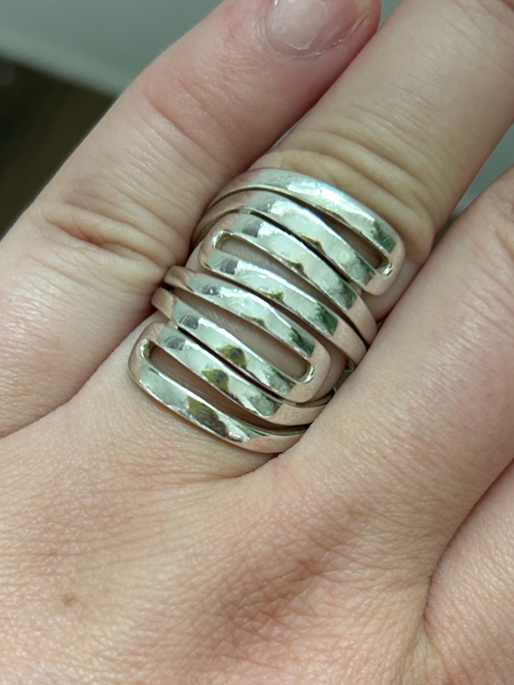 Silpada Sterling Silver 925 Maze Ring Size 8